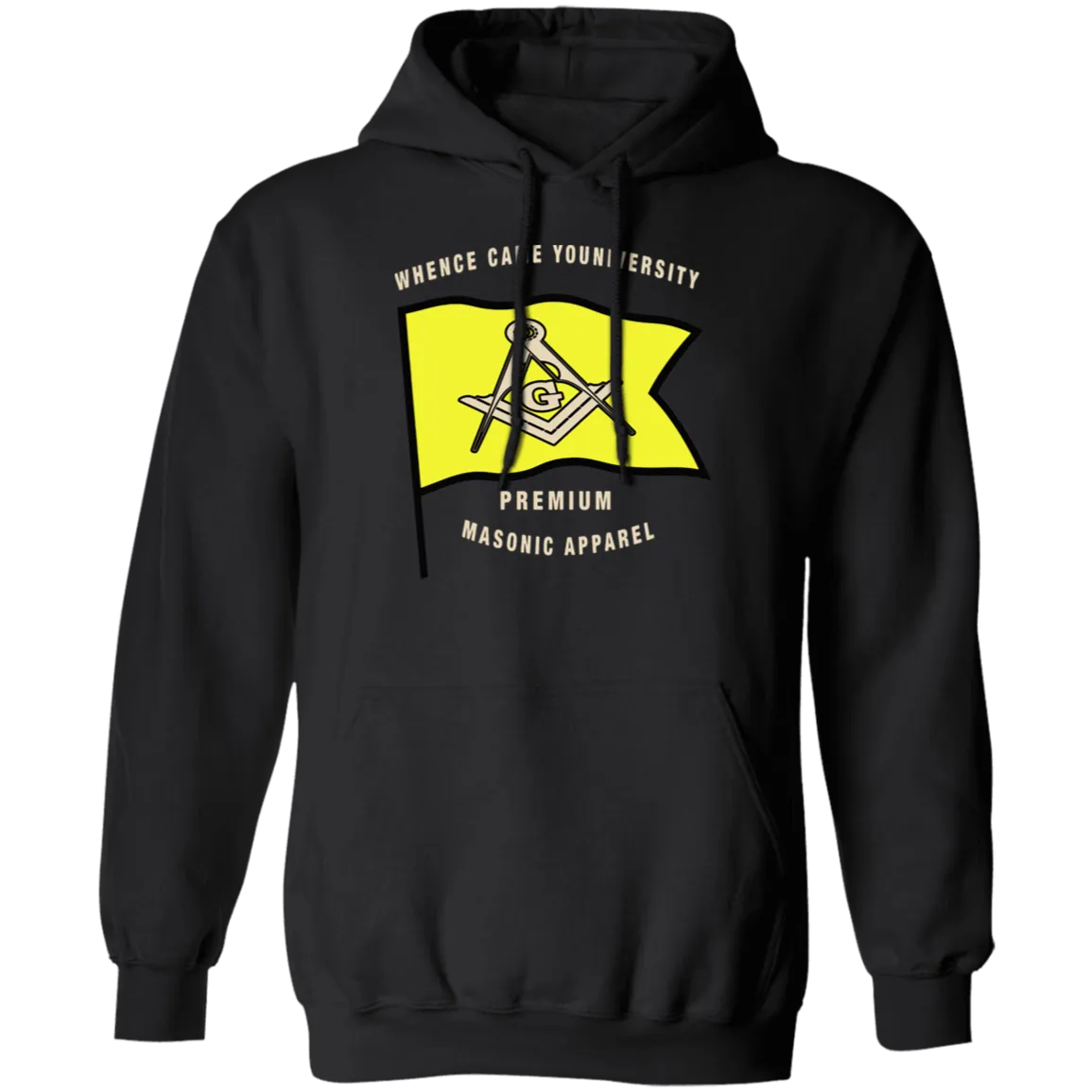 Premium Masonic Apparel Pullover Hoodie(yellow