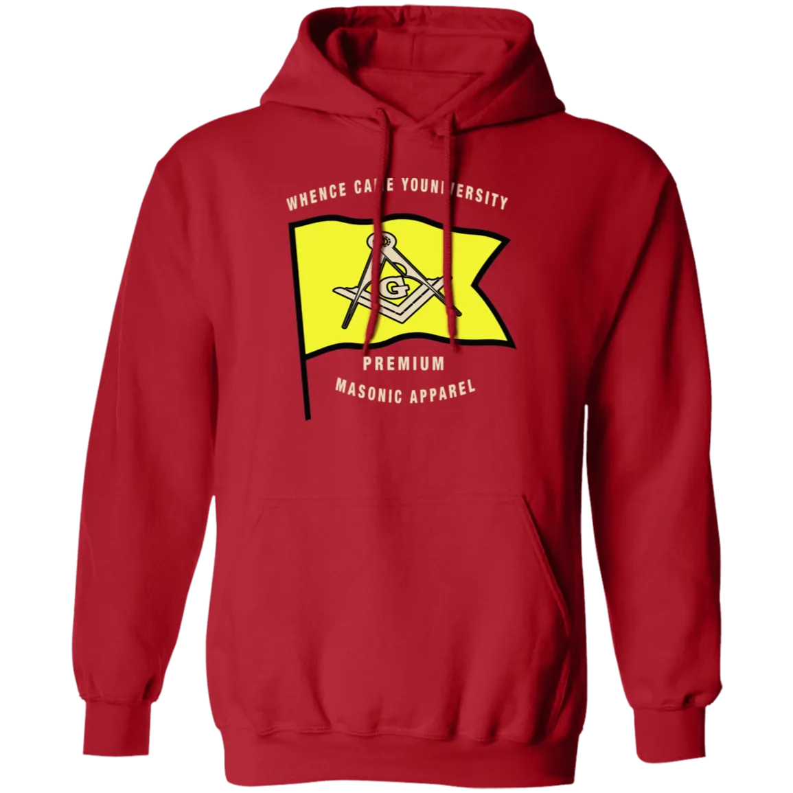 Premium Masonic Apparel Pullover Hoodie(yellow