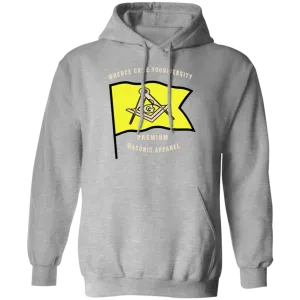 Premium Masonic Apparel Pullover Hoodie(yellow