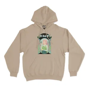 "Mirror Mirror" Fleece Hoodie Beige