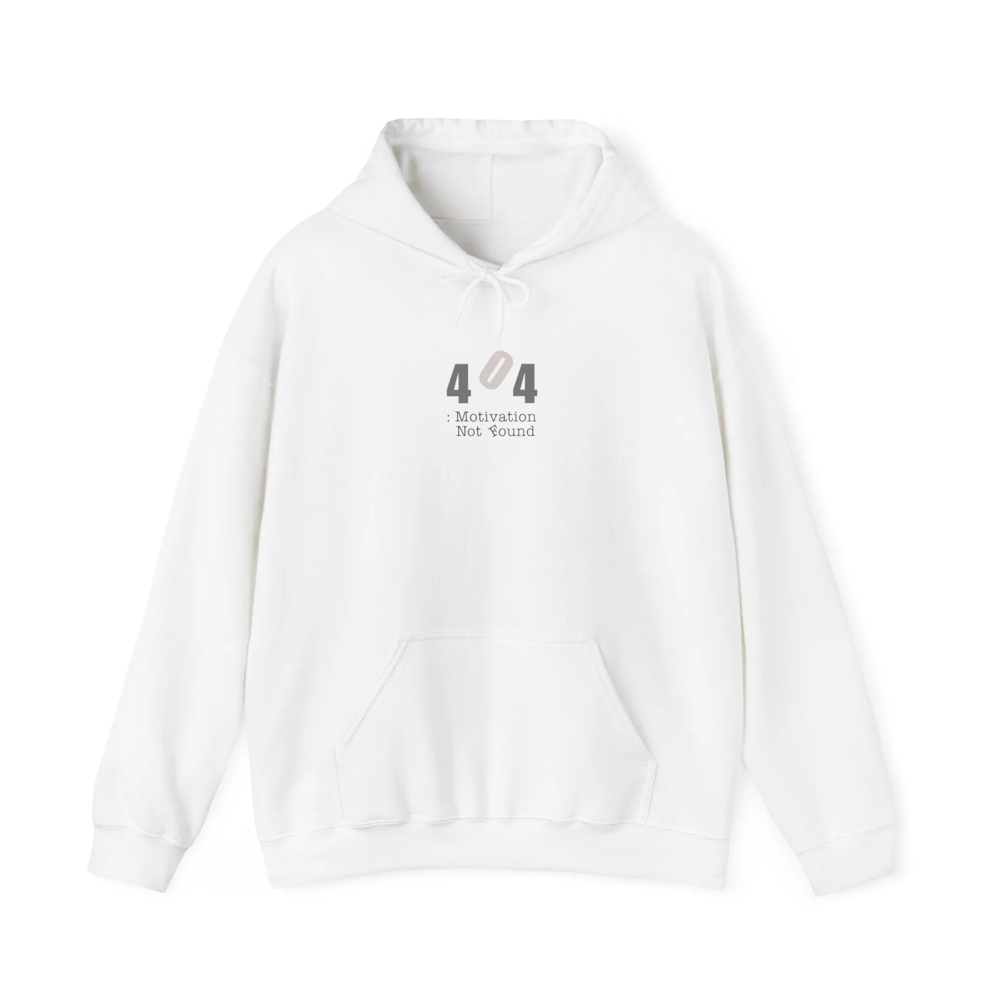 "Motivation Not Found"  Custom Unisex Hoodie | Art by Noa Bar Lev
