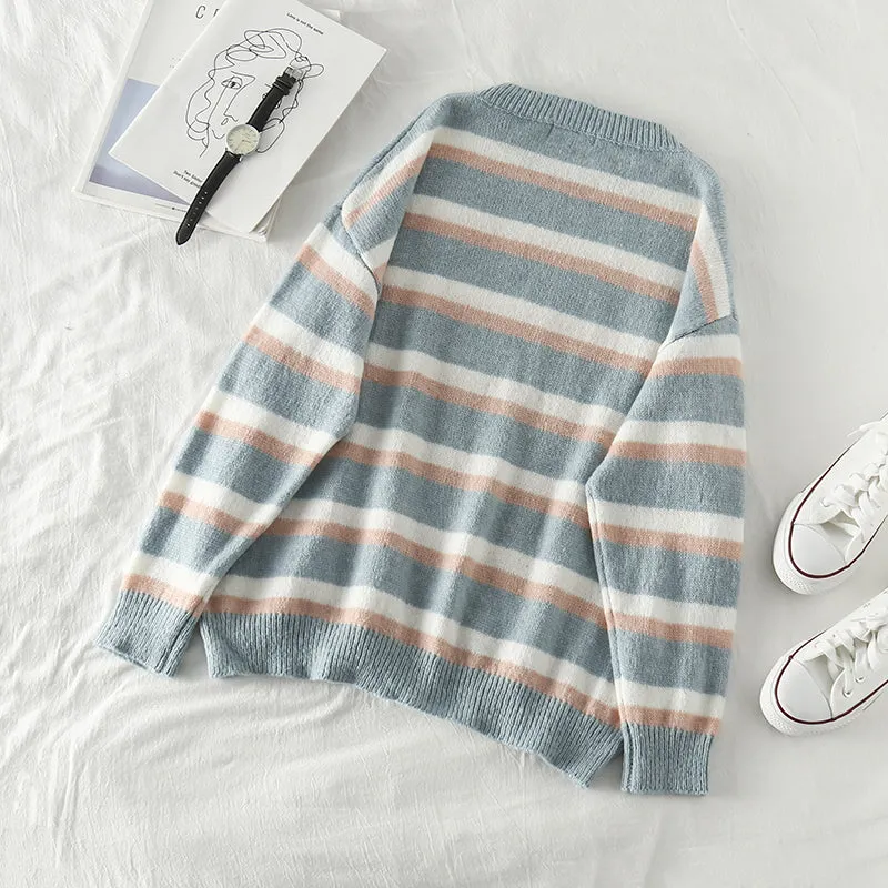 "THREE STRIPE" SWEATER N091007