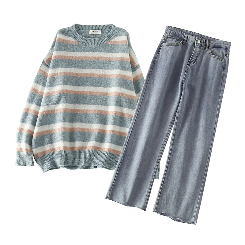 "THREE STRIPE" SWEATER N091007