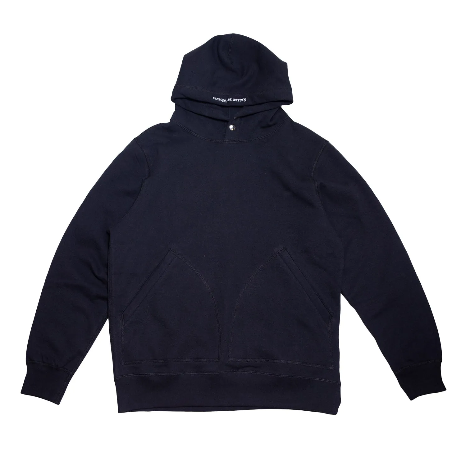 Raised By Wolves Classic Two-Pocket Snap Hoodie Black