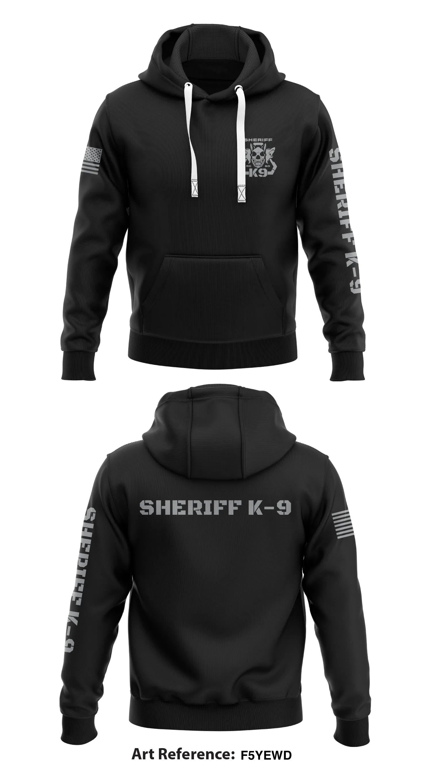 Randolph County Sheriff's Office K-9 Unit Store 1  Core Men's Hooded Performance Sweatshirt - f5YeWd