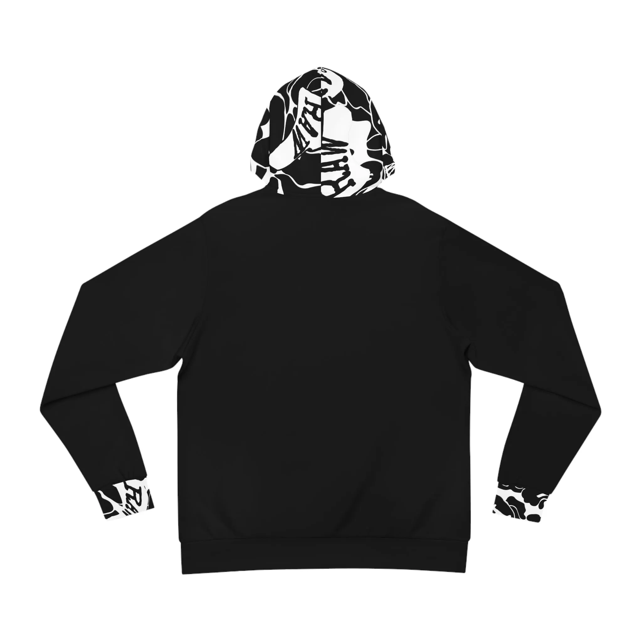 Raw Sushi "black/white camo trim" Athletic hoodie