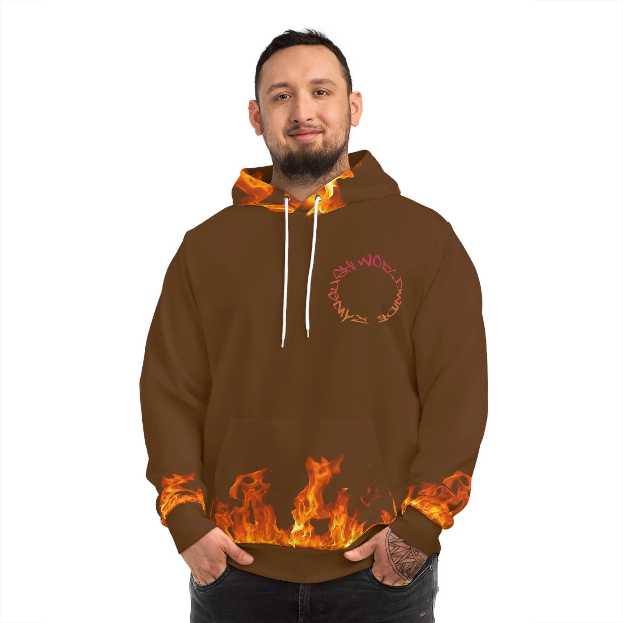 Raw Sushi "FLAMES" Athletic hoodie