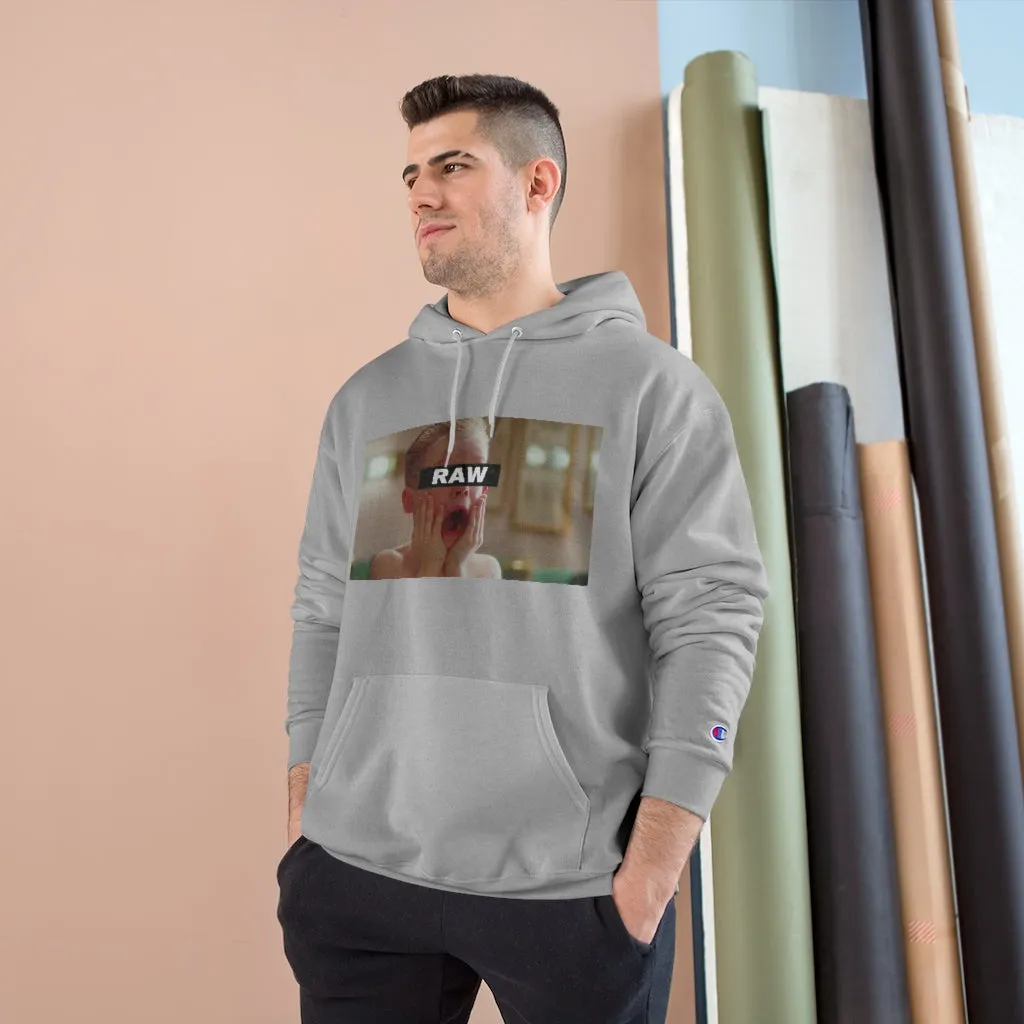 Raw Sushi x Champion "HOME ALONE" hoodie