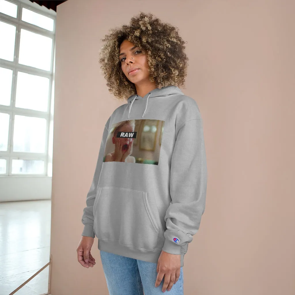 Raw Sushi x Champion "HOME ALONE" hoodie