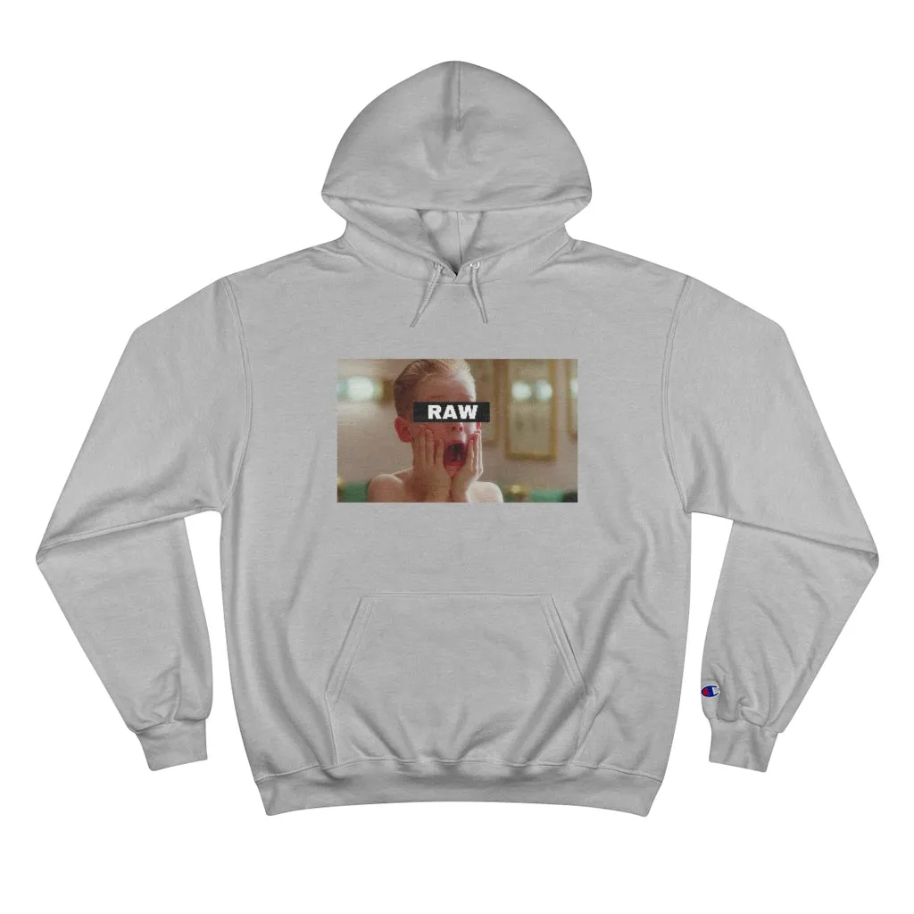 Raw Sushi x Champion "HOME ALONE" hoodie