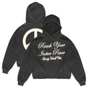 Reach Your Inner Peace Cropped Premium Hoodie