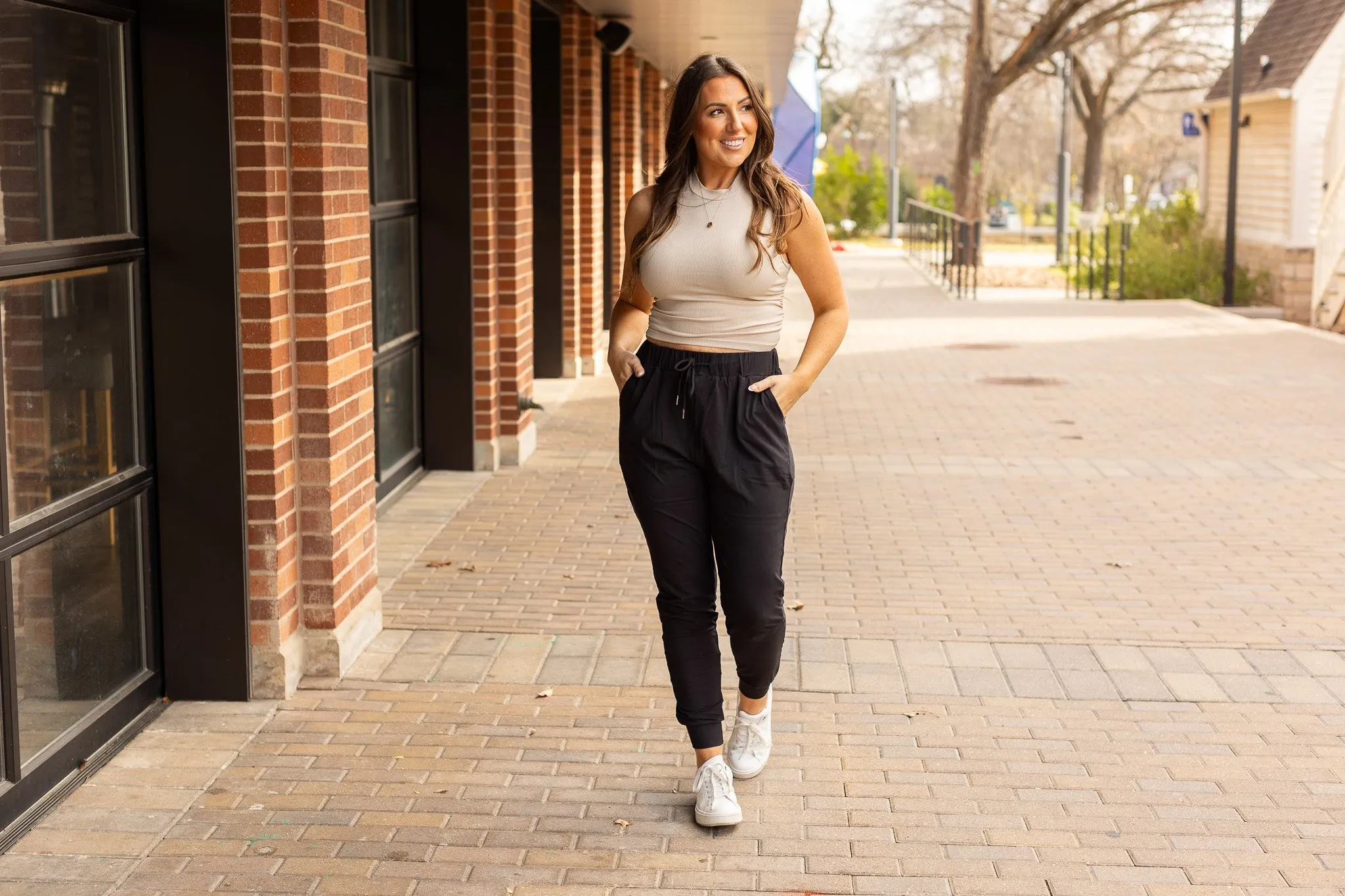 *Ready to Ship | The Reagan Black Joggers  - Luxe Leggings by Julia Rose®