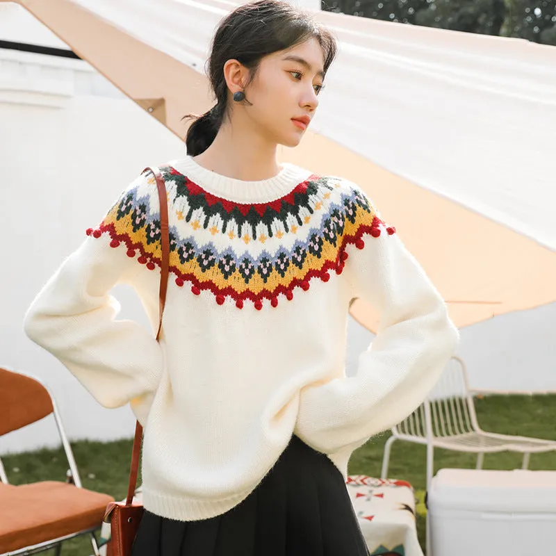 RED / WHITE CHRISTMAS SWEATER N111804