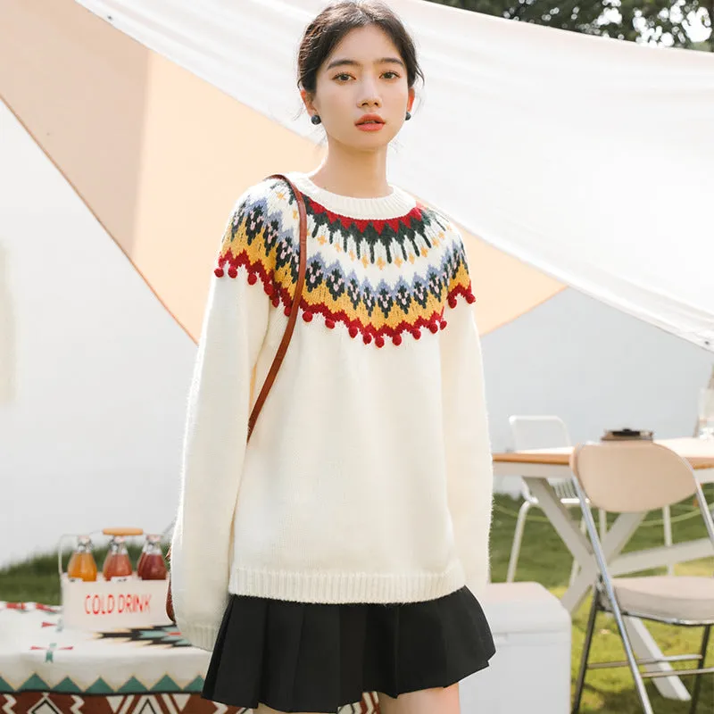 RED / WHITE CHRISTMAS SWEATER N111804