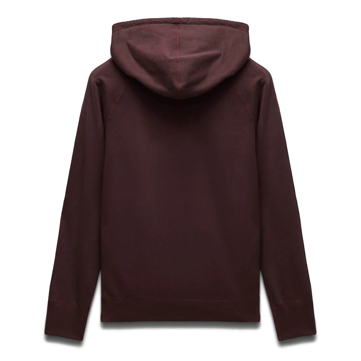 Reigning Champ Men's Knit Midweight Terry Slim Zip Hoodie Ox Blood RC-3990-OXB