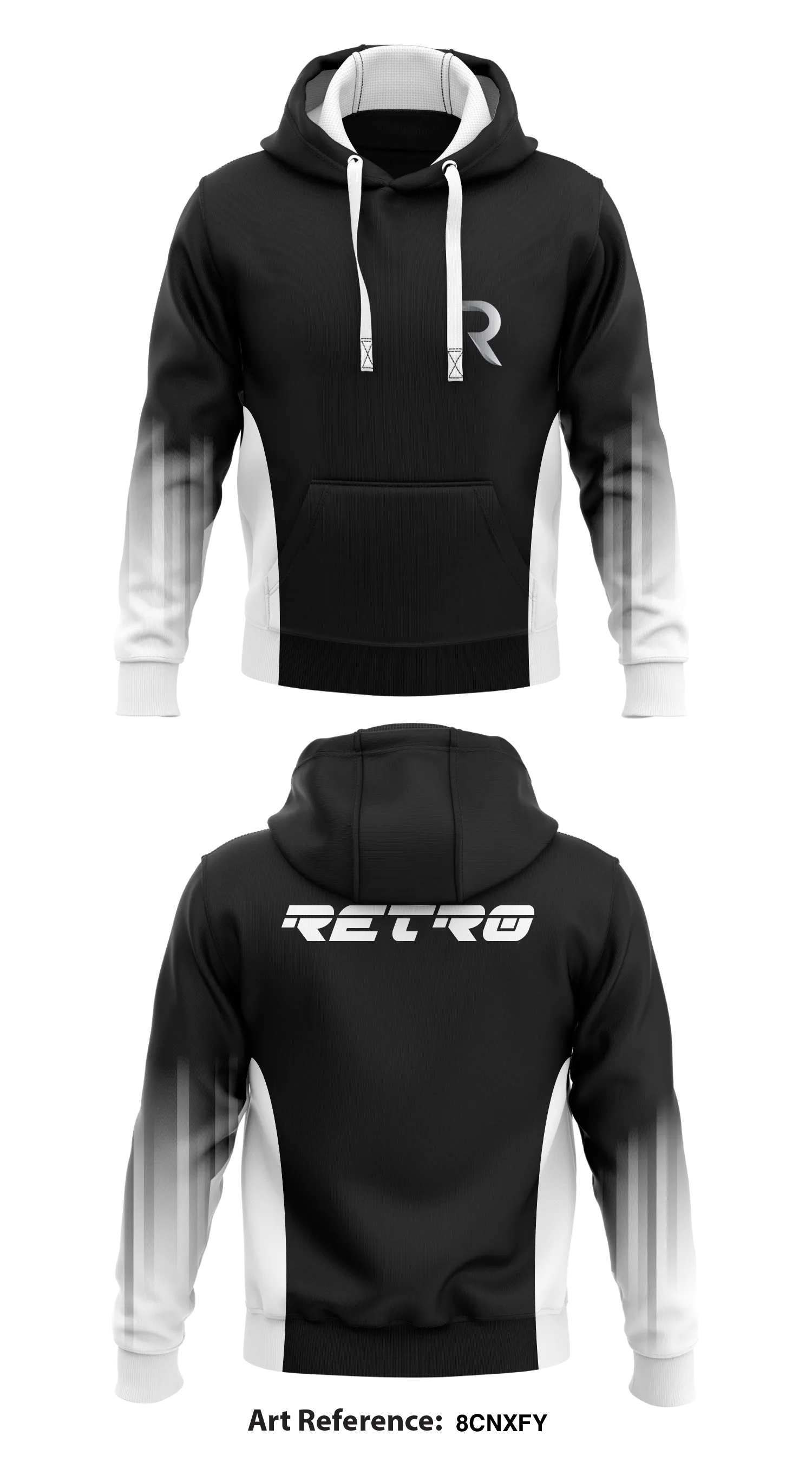 Retr Store 1  Core Men's Hooded Performance Sweatshirt - 8cNXFy
