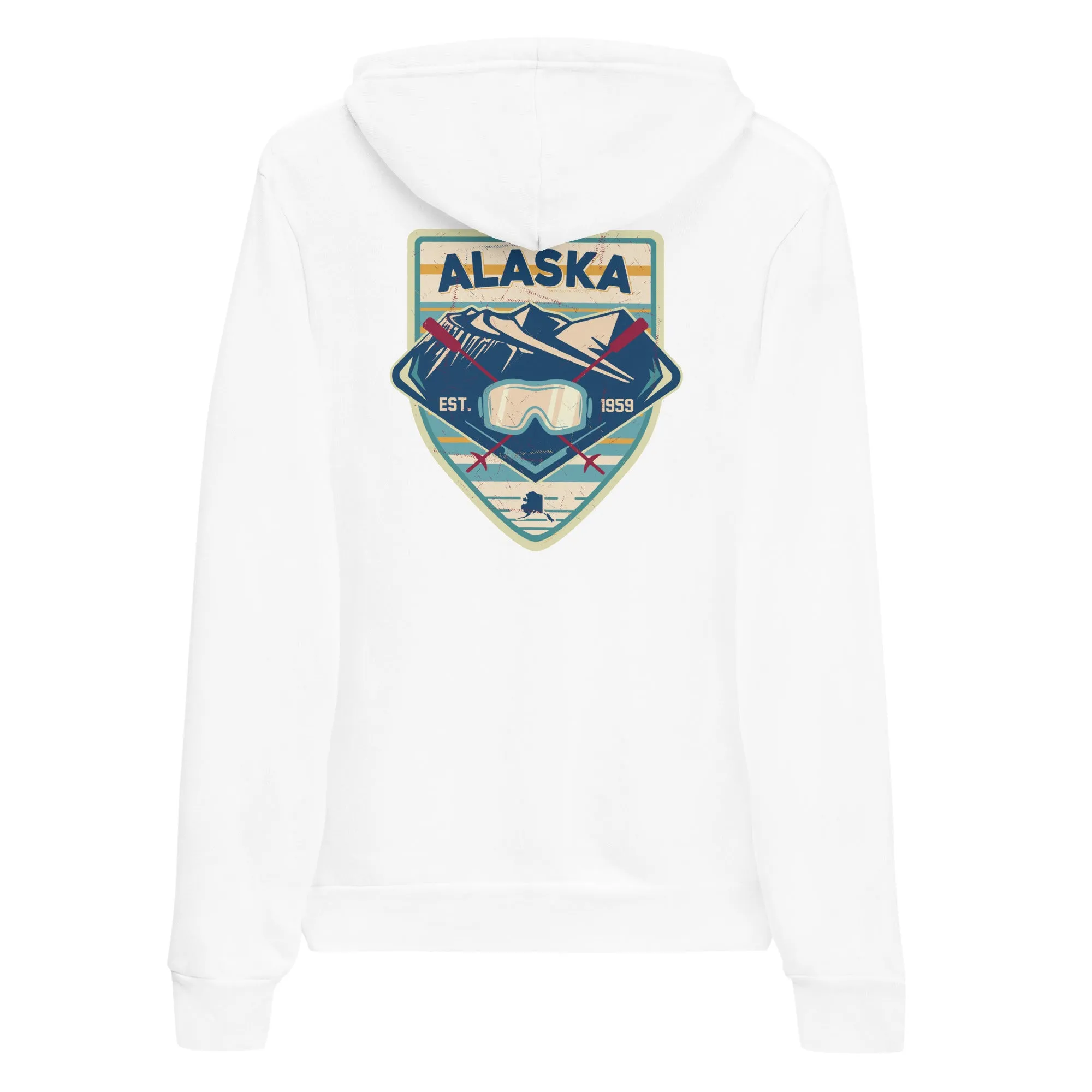 Retro Ski Alaska Hoodie