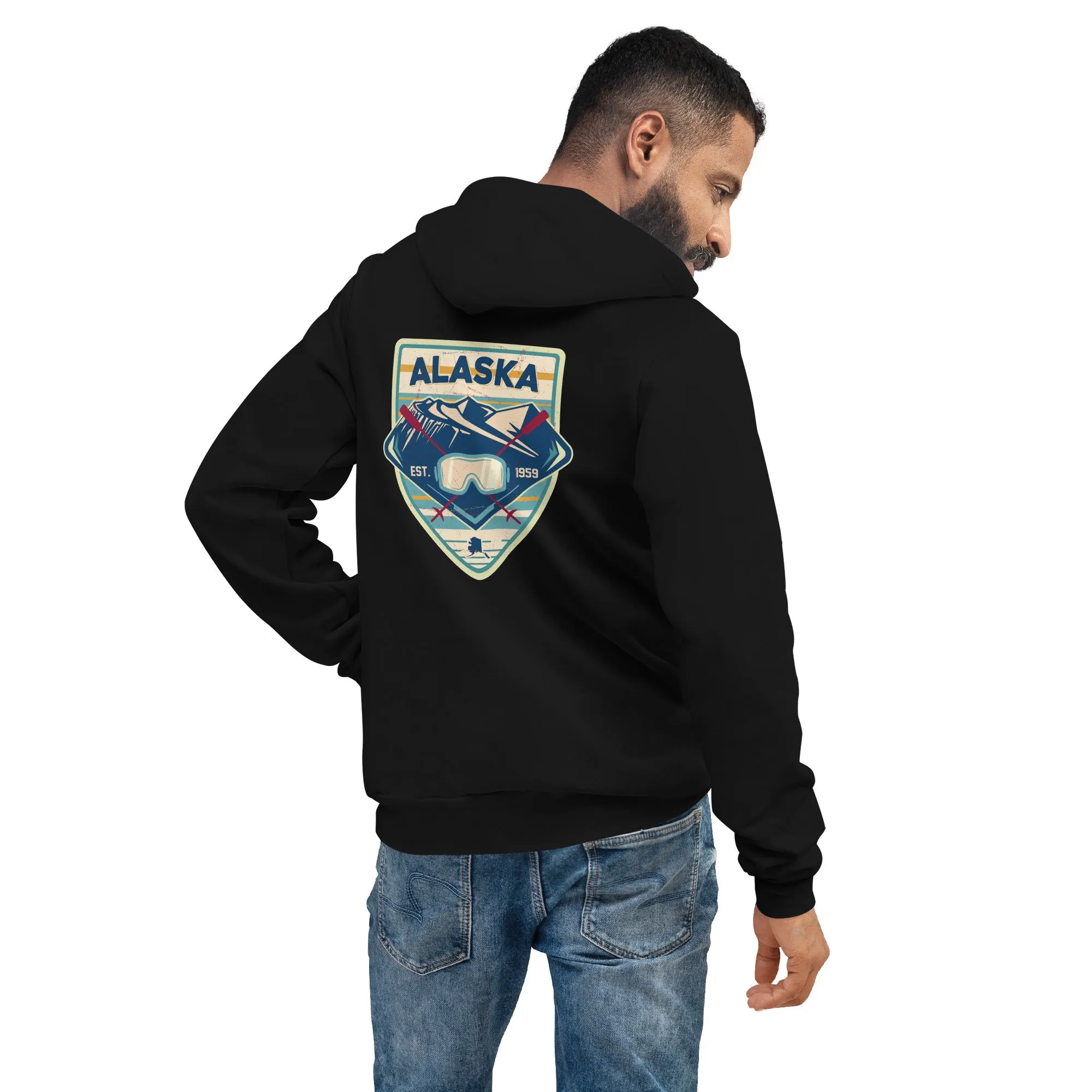 Retro Ski Alaska Hoodie