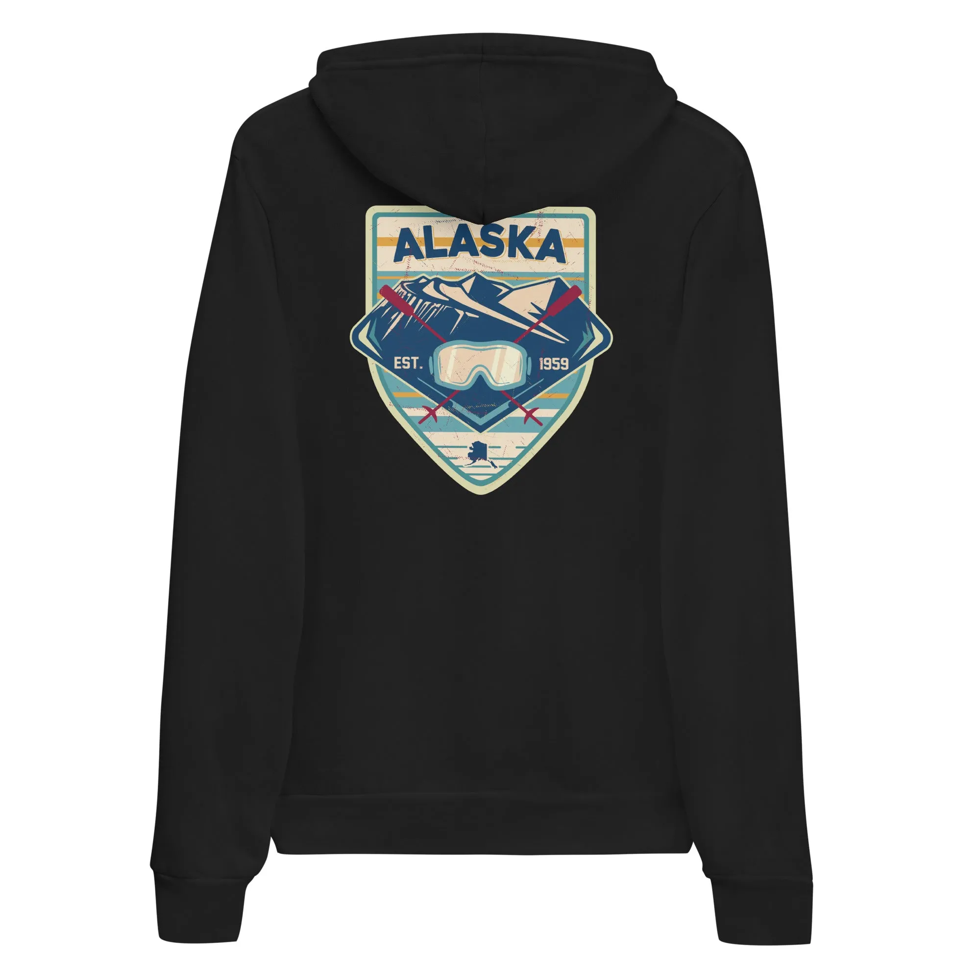 Retro Ski Alaska Hoodie