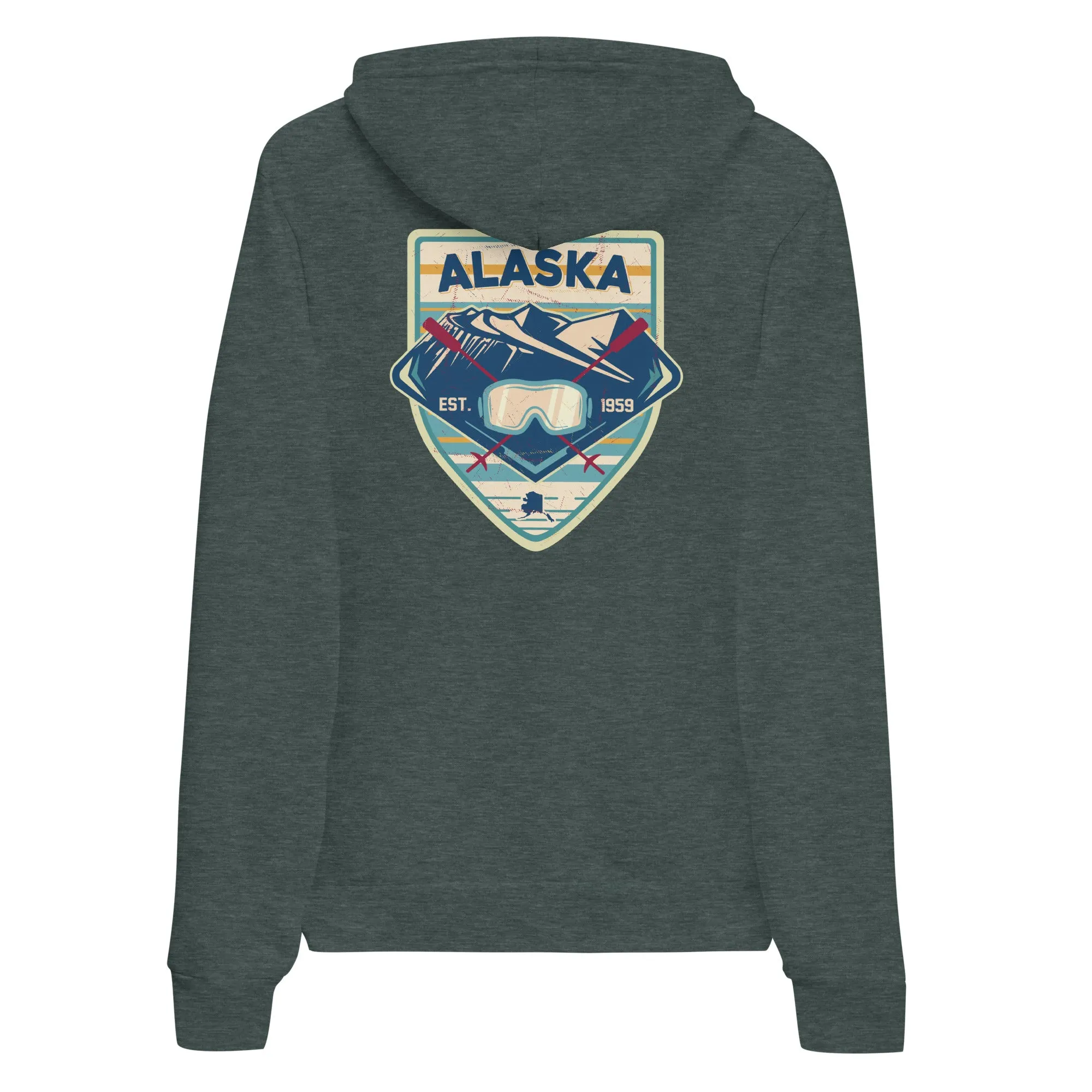 Retro Ski Alaska Hoodie