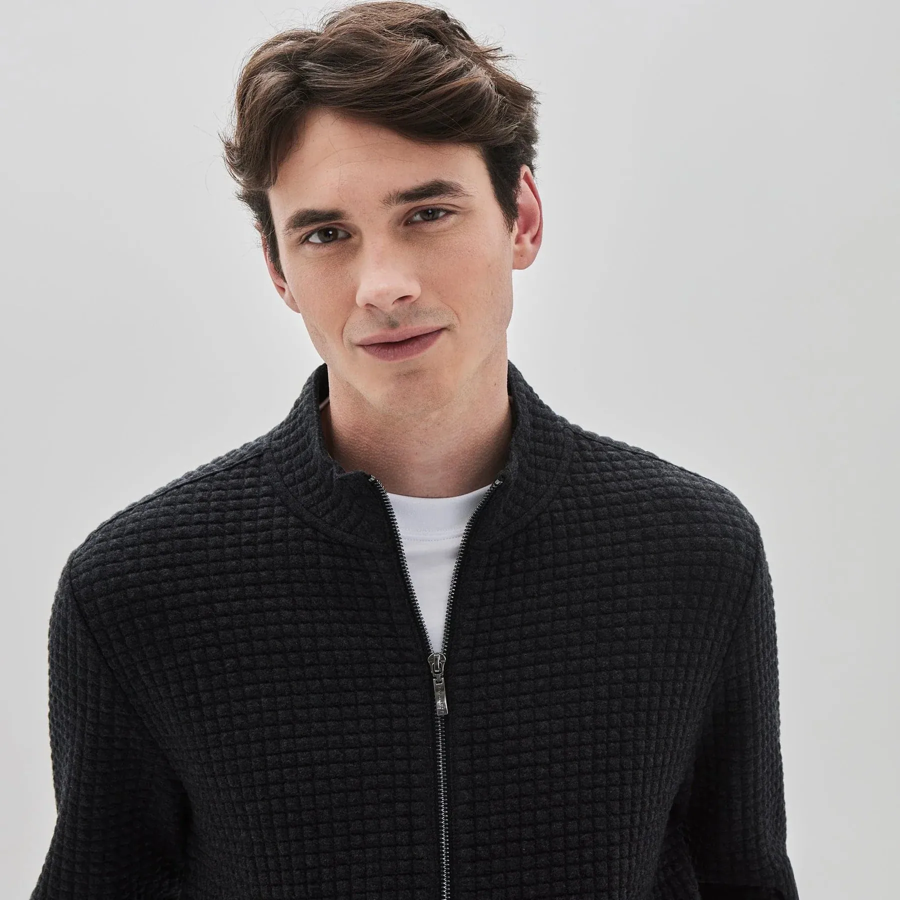 Robert Barakett Hengrave Zip Sweater - Black
