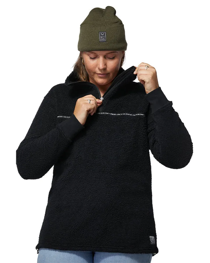Rojo Jojo Women's Funnel Fleece - True Black - 2023