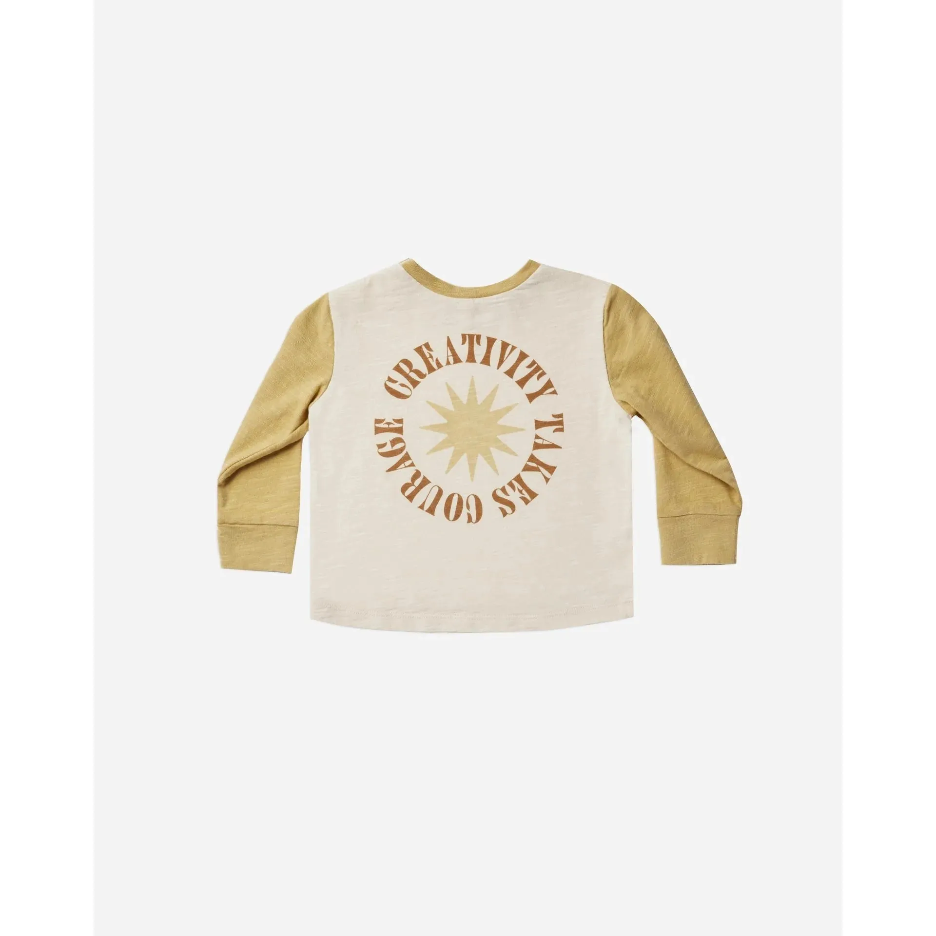 Rylee & Cru Long Sleeve Skater Tee - Creativity Takes Courage