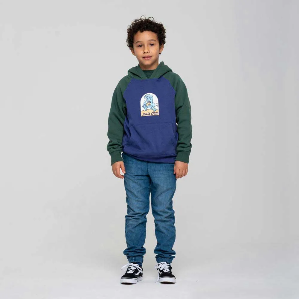 Santa Cruz Youth Beach Bum Hand Front Hoodie
