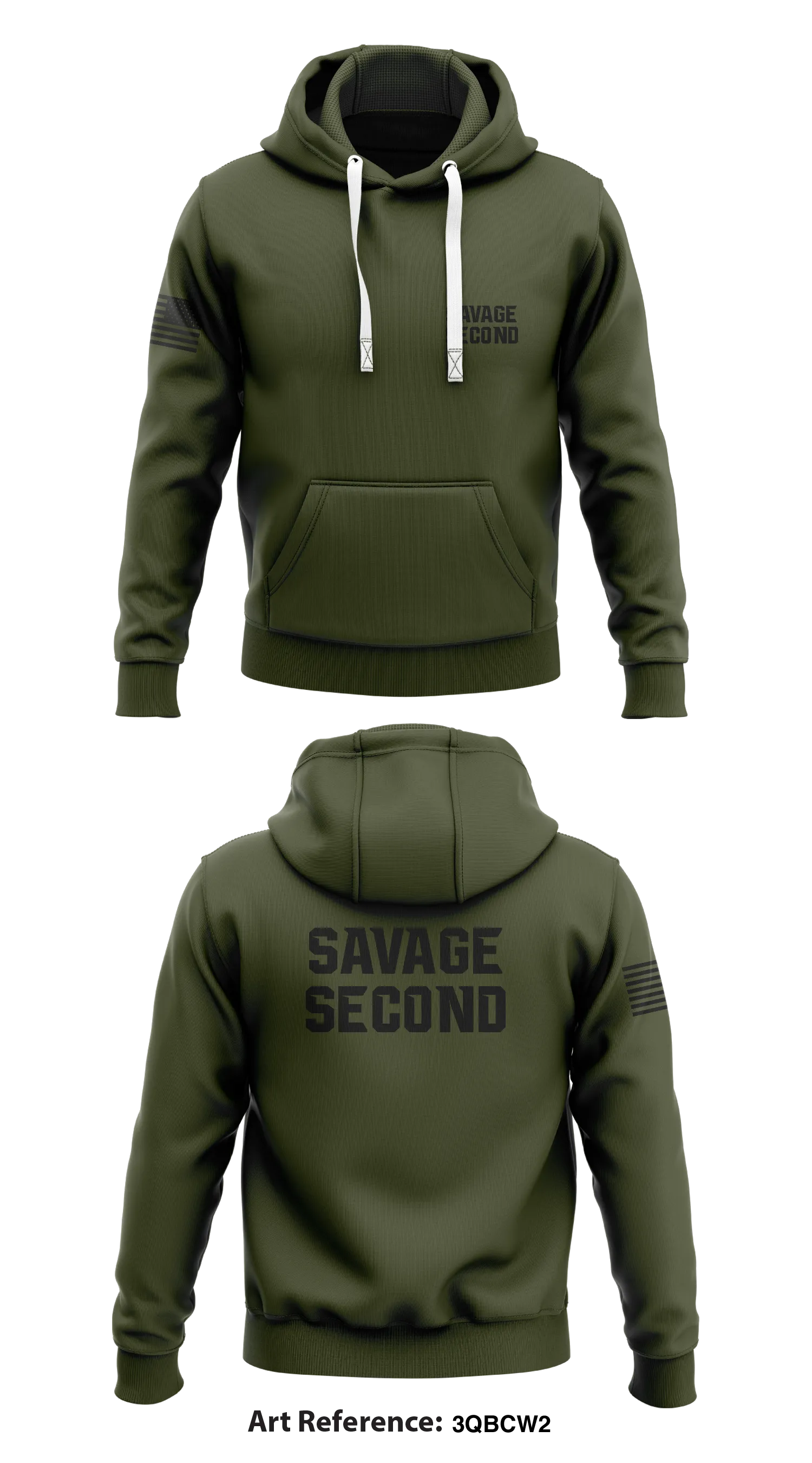 Savage Second Store 1  Core Men's Hooded Performance Sweatshirt - 3QbCw2