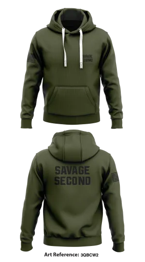 Savage Second Store 1  Core Men's Hooded Performance Sweatshirt - 3QbCw2
