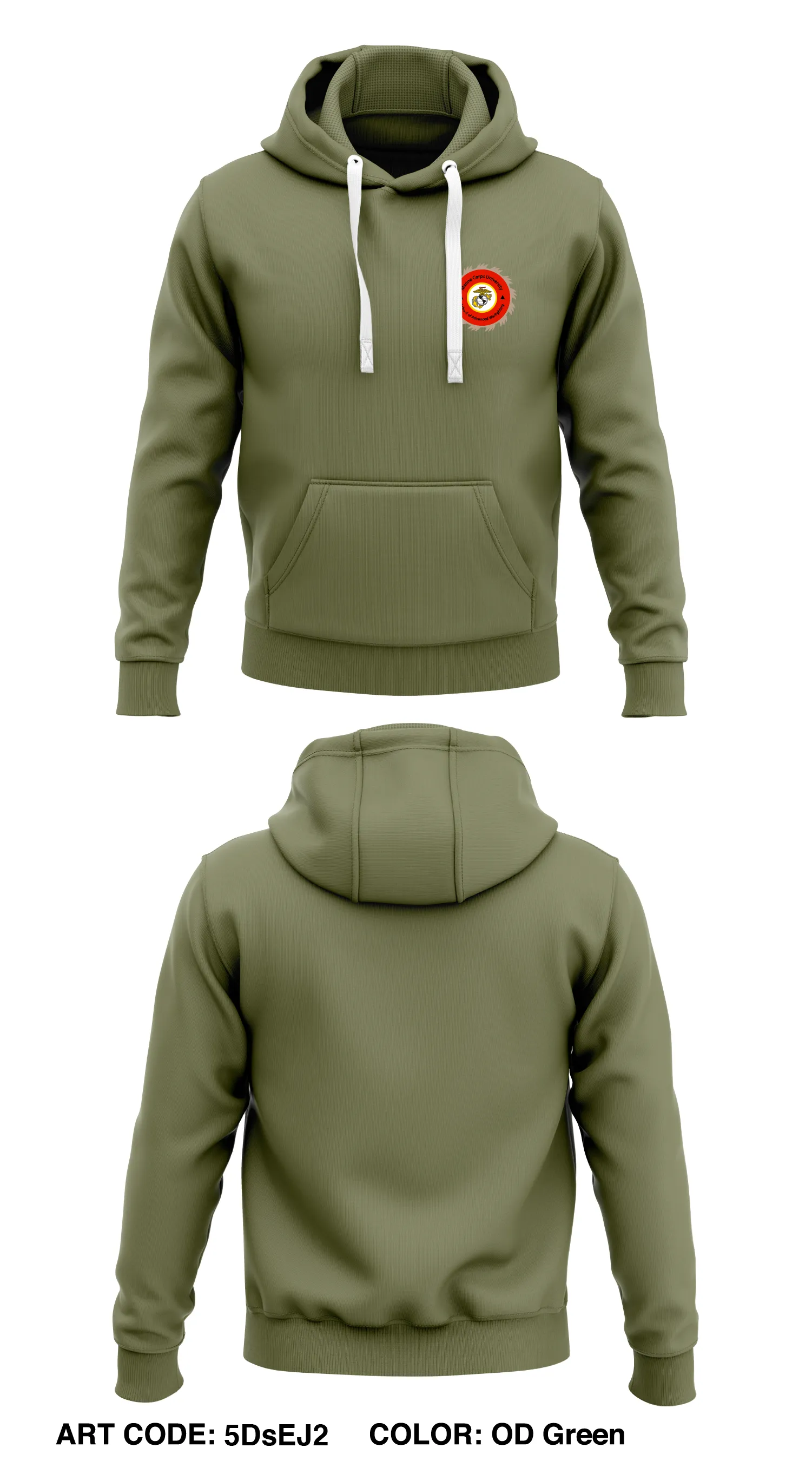 School of Advanced Warfighting Store 1  Core Men's Hooded Performance Sweatshirt - 5DsEJ2