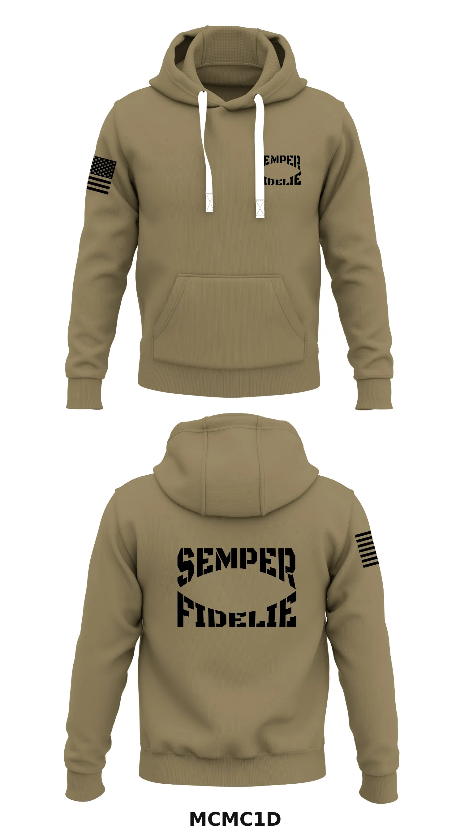 Semper Fidelie  Store 1  Core Men's Hooded Performance Sweatshirt - MCMC1D