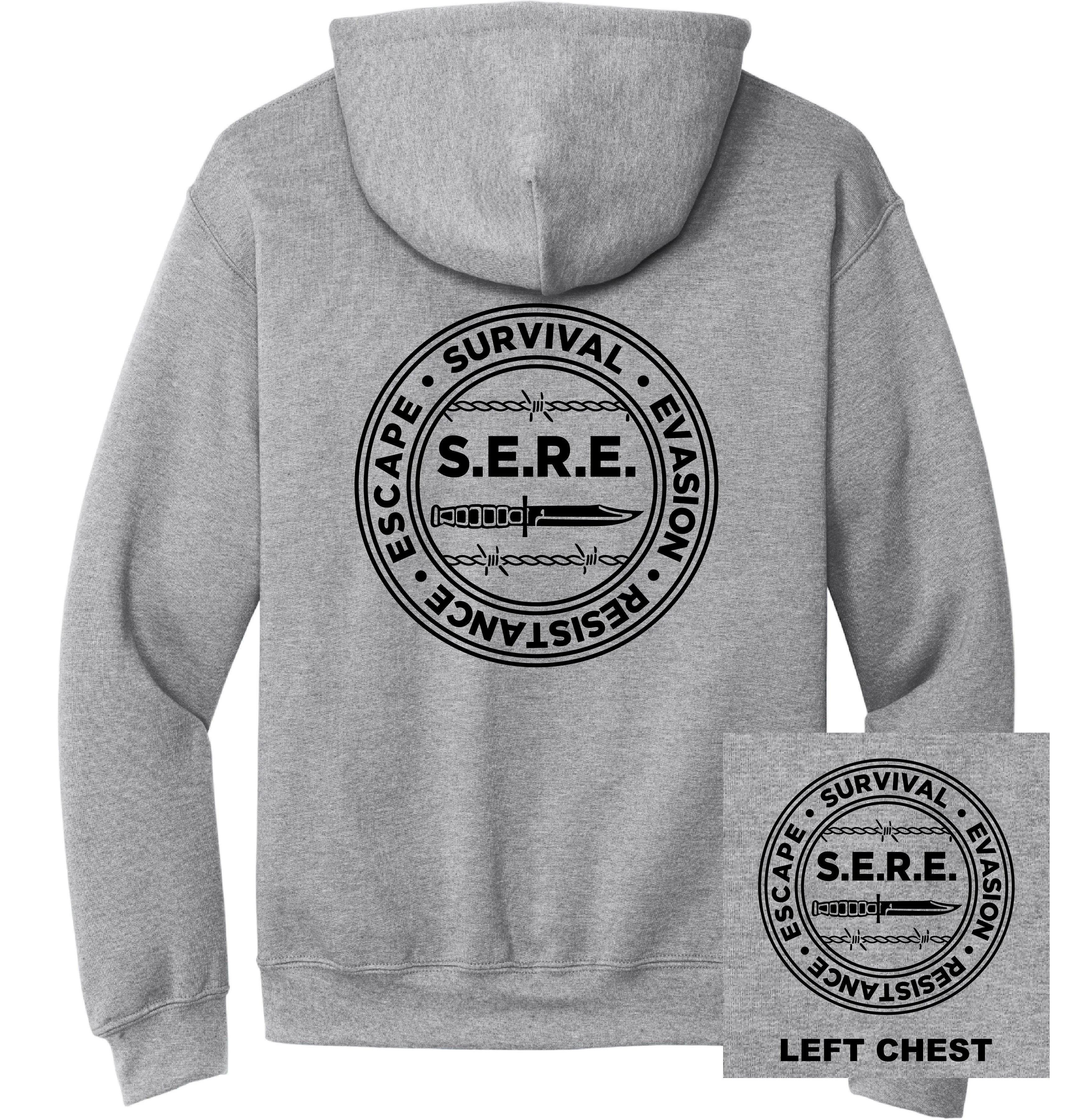 SERE Survival Evasion Resistance & Escape School Hoodie