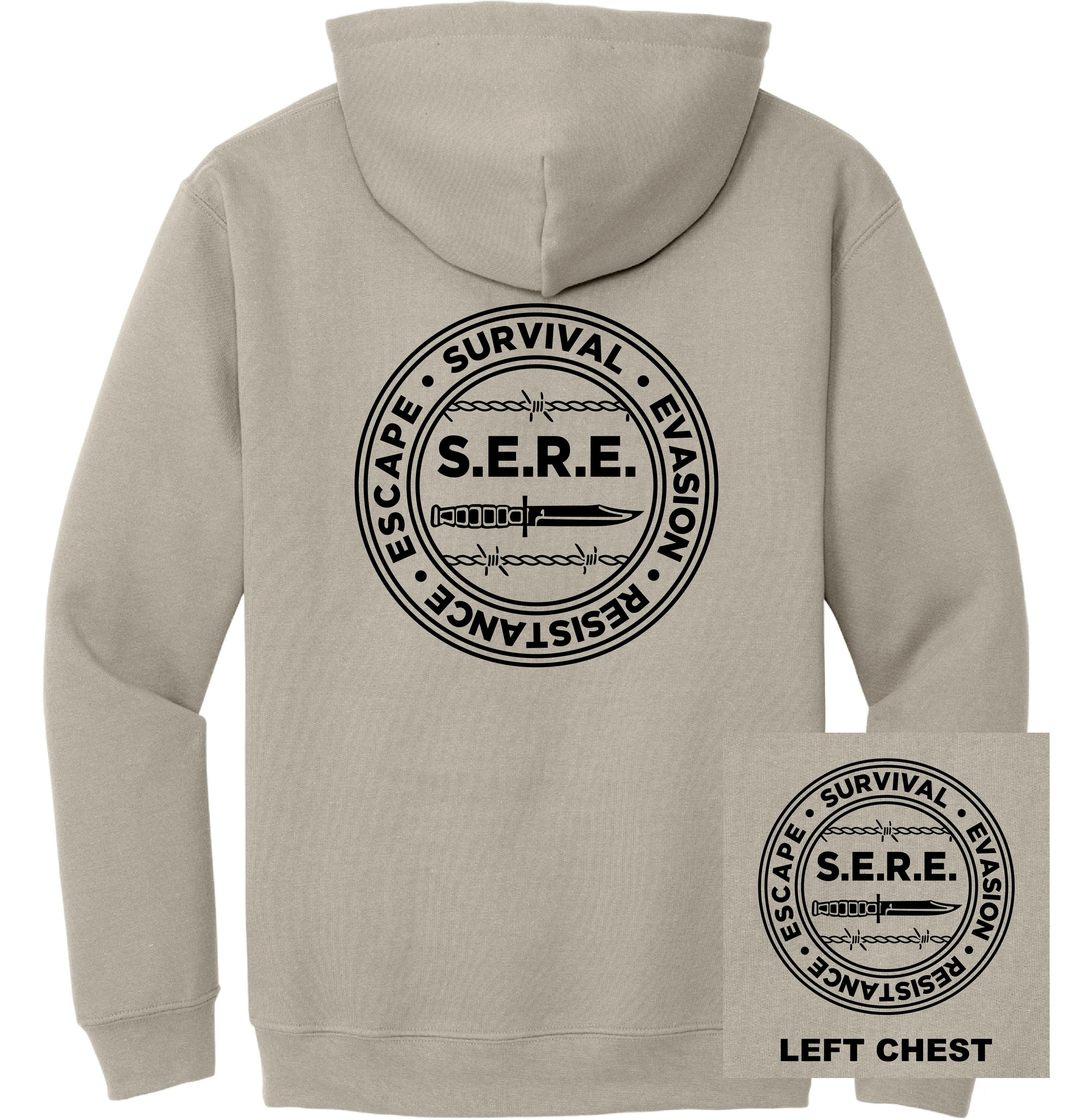 SERE Survival Evasion Resistance & Escape School Hoodie