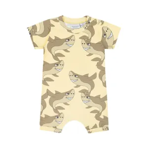 Shark Yellow Romper