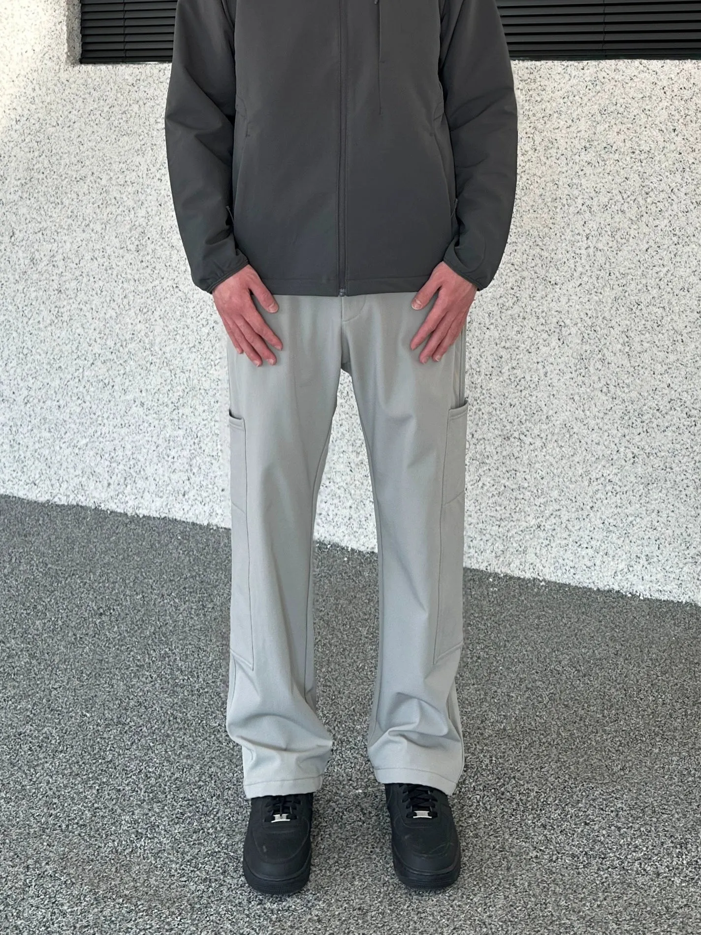 Side Zipper Fleece Outdoor Lounge Pants