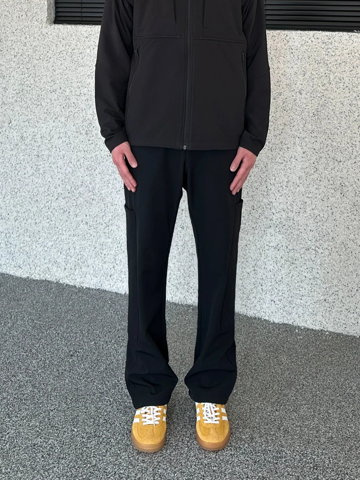 Side Zipper Fleece Outdoor Lounge Pants