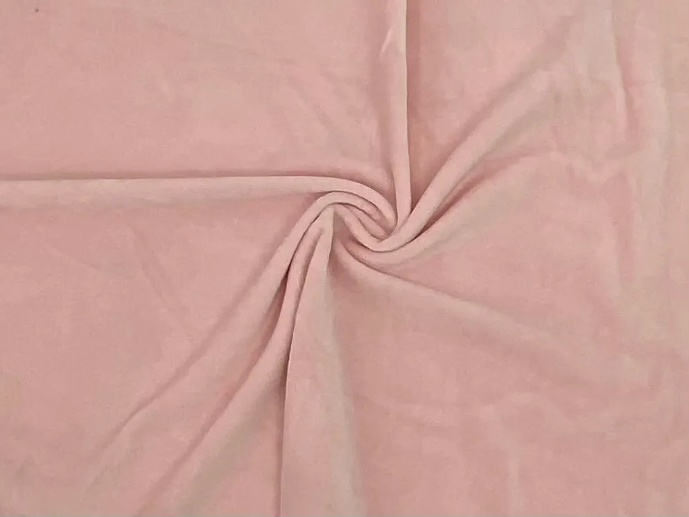 Soft Pink - THICC Stretch Fleece - 1/2 Metre