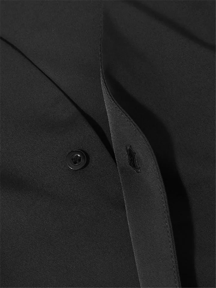 Solid Color Loose Long Sleeve Shirts