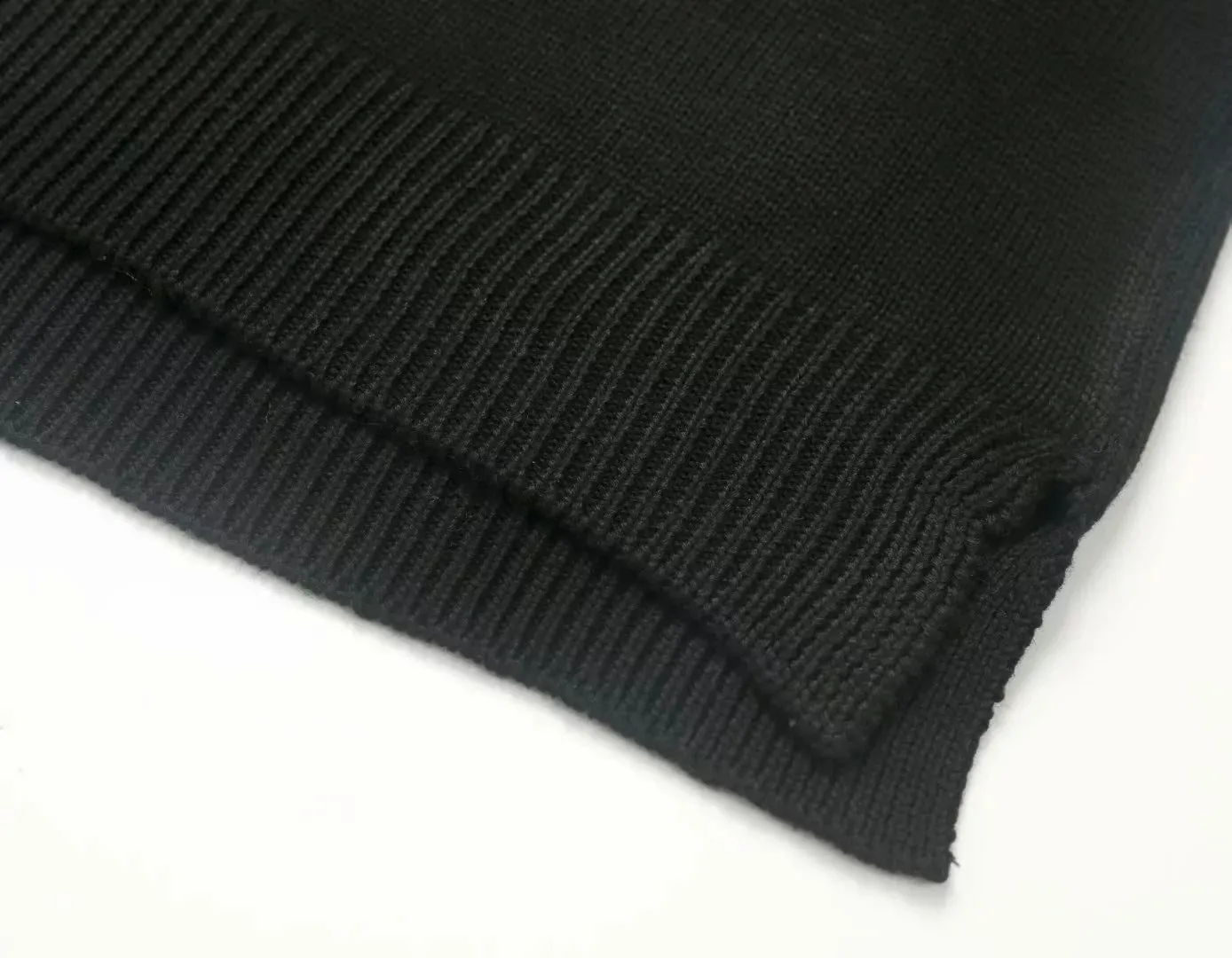 Splicing Hollow-out Flared Sleeve Knit Sweater