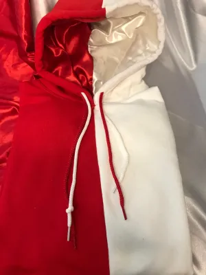 Split Satin Lined Hoodies™️:  Haute Fire and Sugar