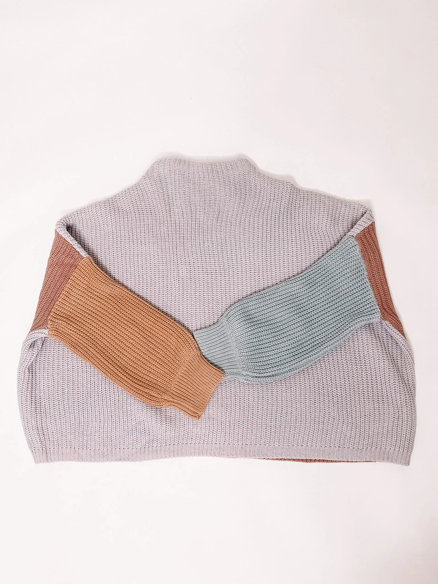 Spring Fling Color-Block Sweater
