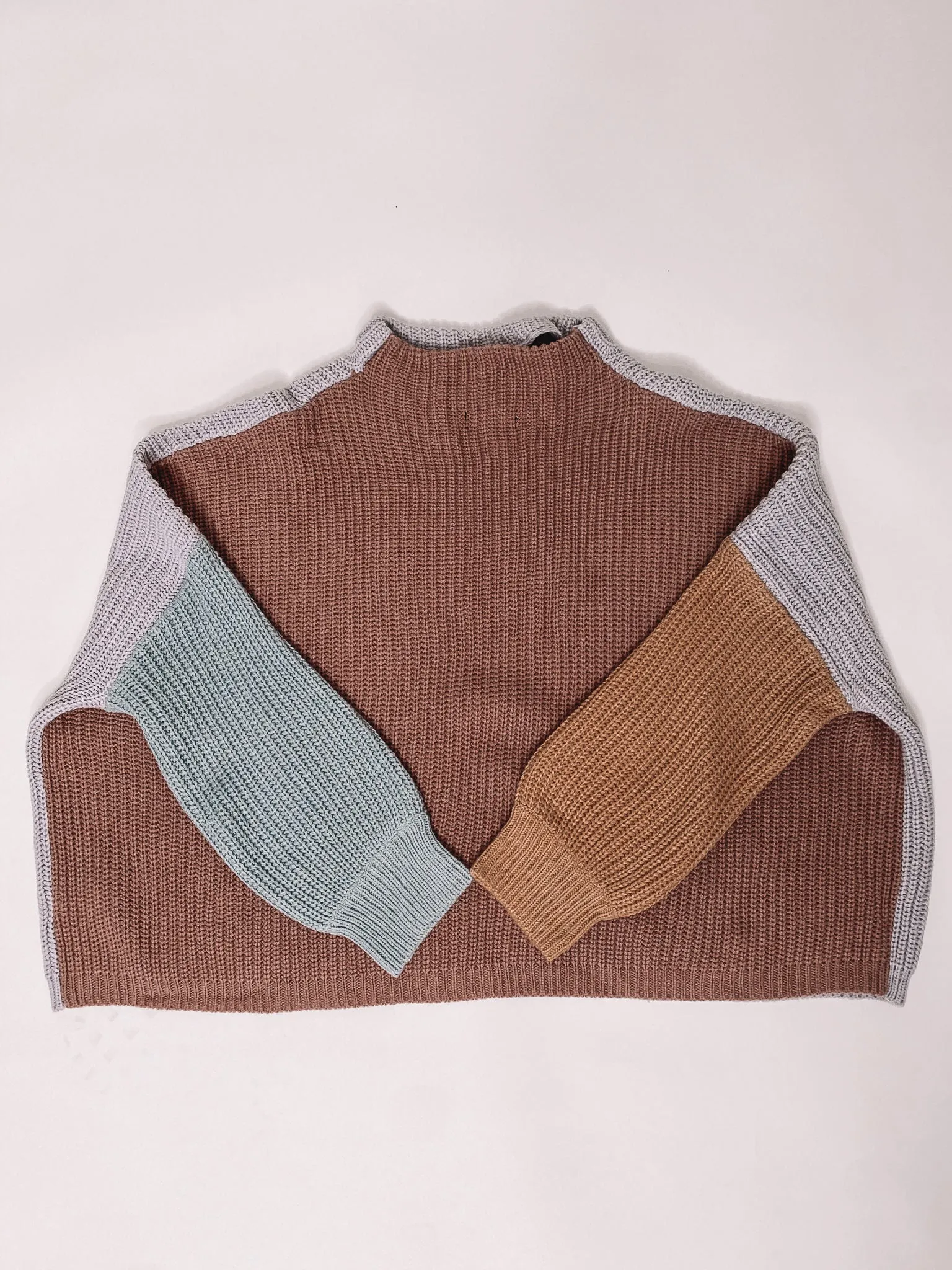 Spring Fling Color-Block Sweater