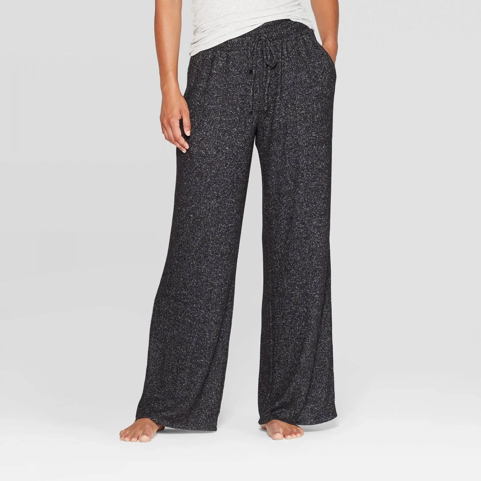 Stars Above Women's Perfectly Cozy Wide Leg Lounge Pants 560343 Dark Gray M