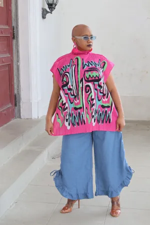 Stay Radiant Fuchsia Top