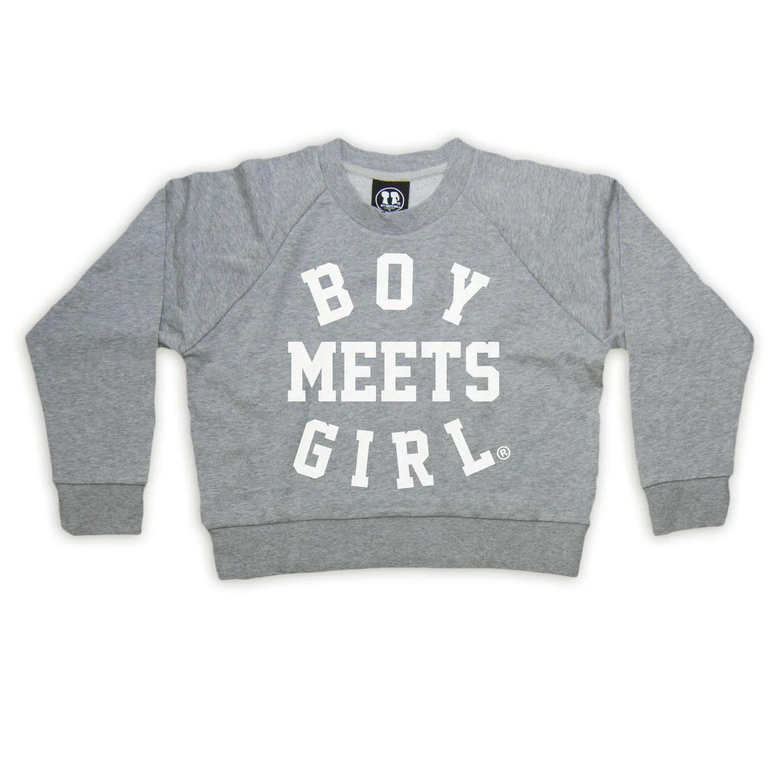 Study Date Crop Sweatshirt (Grey)