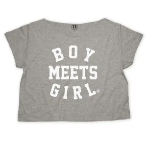 Study Date Oversized Crop Box Tee