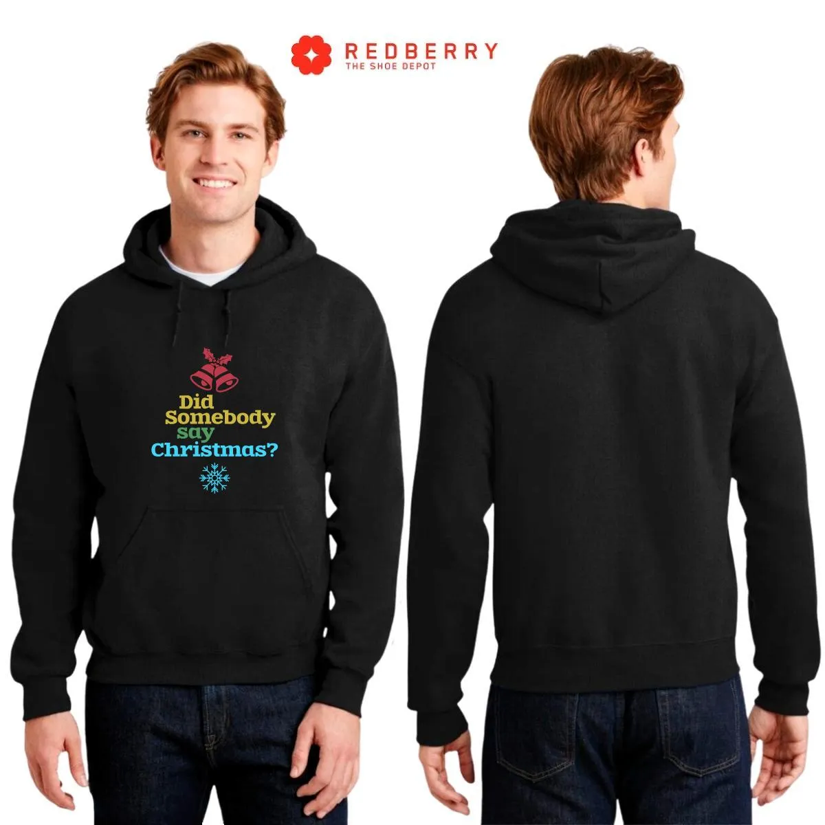 Sudadera Deportiva Hombre Navideña Hoodie 007