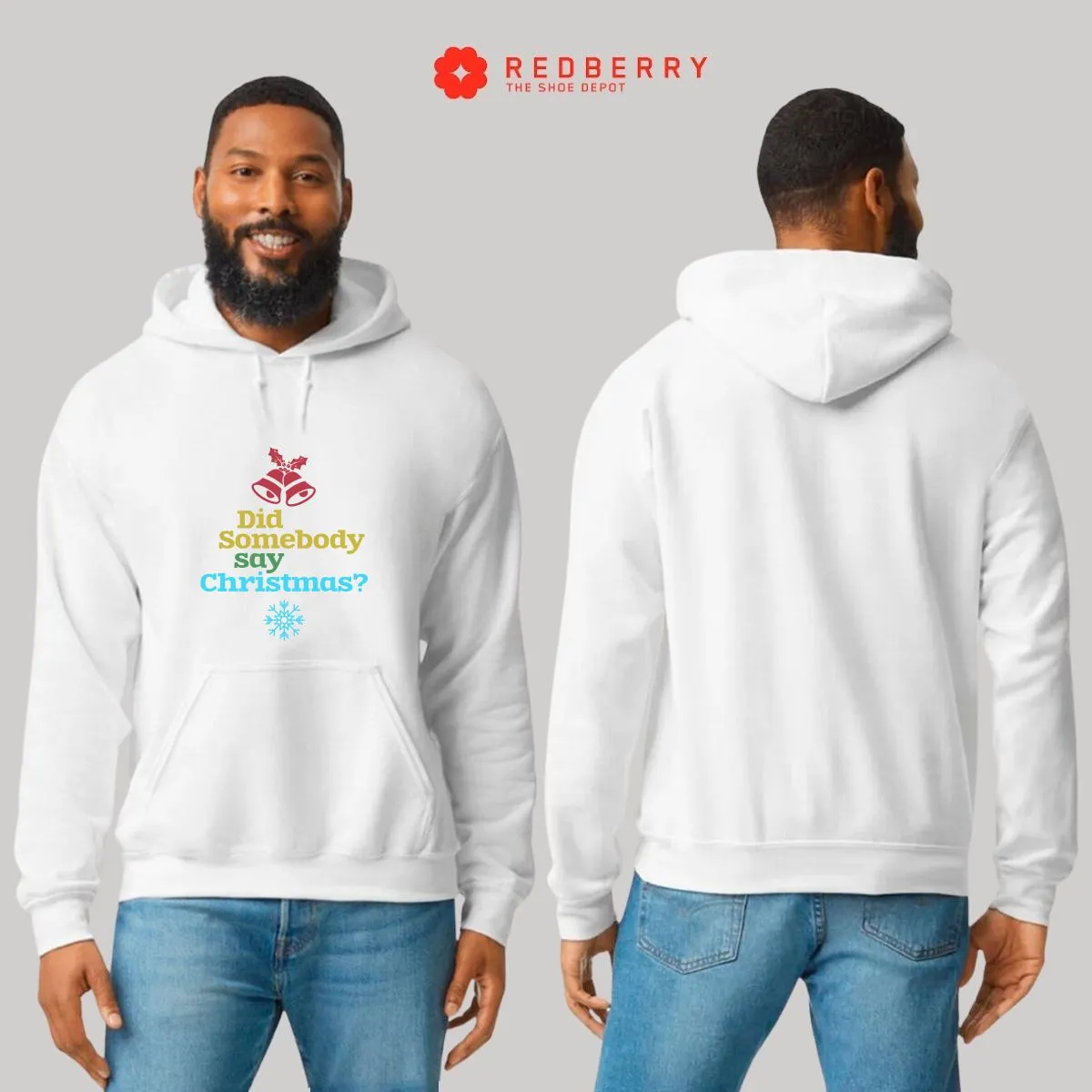 Sudadera Deportiva Hombre Navideña Hoodie 007