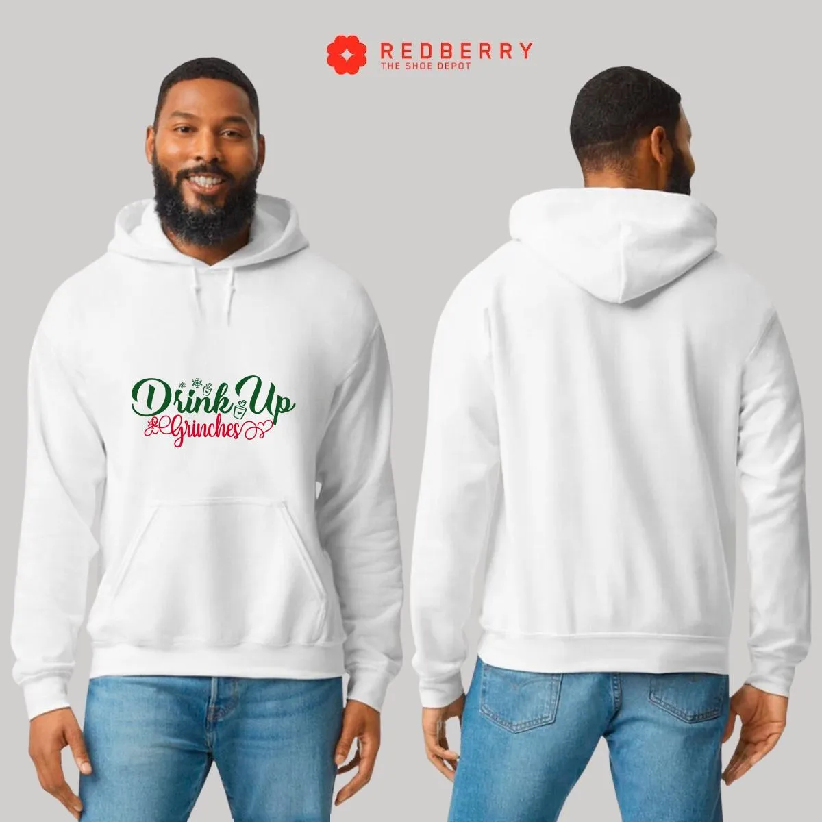 Sudadera Navideña Hombre Deportiva Hoodie 042